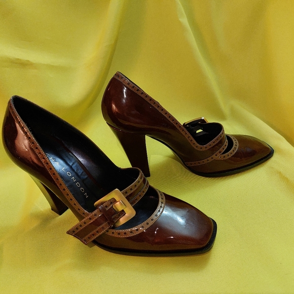 Real Patent Leather Women Shoes by Sacha London Spain Size 37 C - Picture 8 of 12